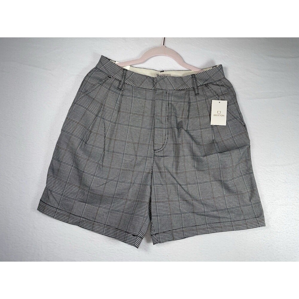 NEW BRIXTON FREE PEOPLE THURSTON HIGH WAISTED TROUSER SHORTS 29 Women